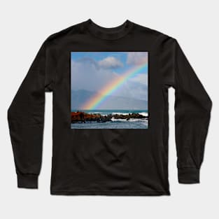 Bright Rainbow at Baby Beach Long Sleeve T-Shirt